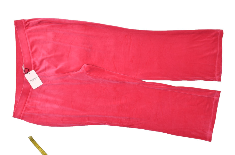 Juicy Couture Women's Hot Pink Velour Track Pants Sweatpants Plus Size 1X NWT